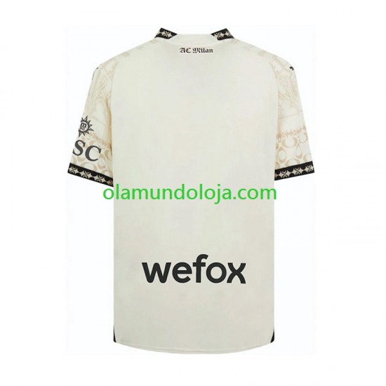 Camisola AC Milan Homem Equipamento Quarto 2023-2024 Manga Curta